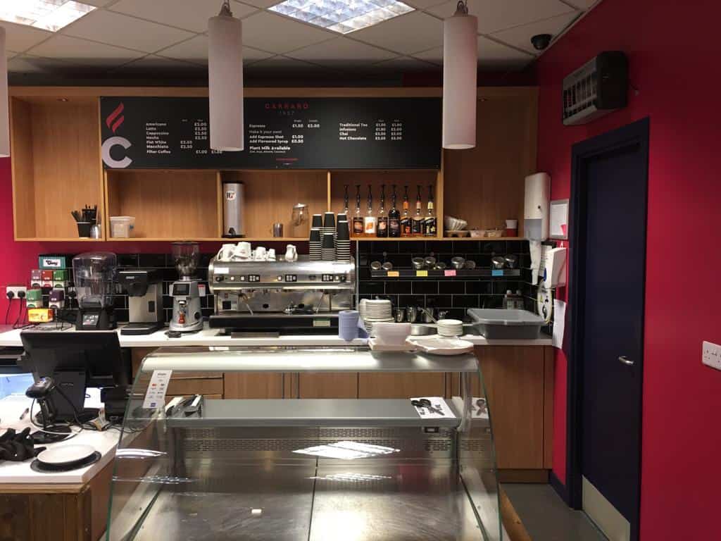 queen margaret union cafe refit